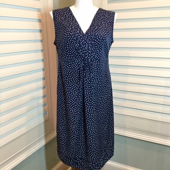 GAP Dresses & Skirts - ✨Sold✨ Gap Maternity Navy Polka Dot Dress, XXL